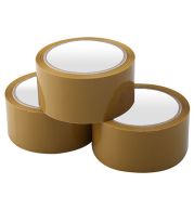 2" X 50 Yards Brown Tape – Industrial Brown Packing Tape for Carton Sealing & Shipping | Extra Long, Strong Adhesive Tape Roll – Ideal for Warehouses, E-Commerce, Home & Office Packaging